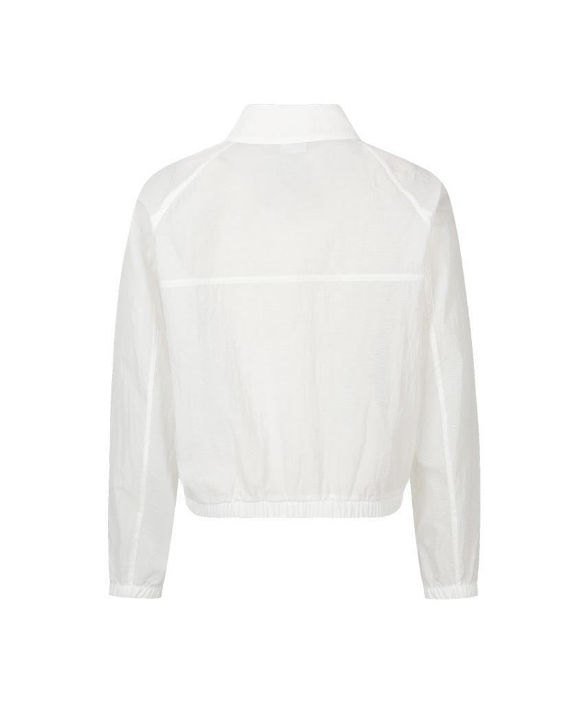 Discovery Expedition Women'S Freshvent Collared Crop Windbreaker (N/White)