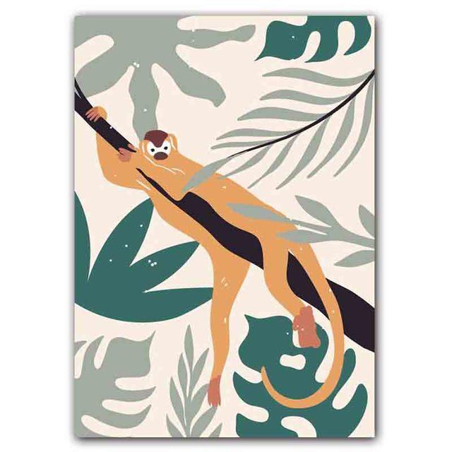 New Nordic Abstract Art Extremely Simple Style Poster Figure Printing Canvas Painting Office Living Room Home Decoration Mural No Frame