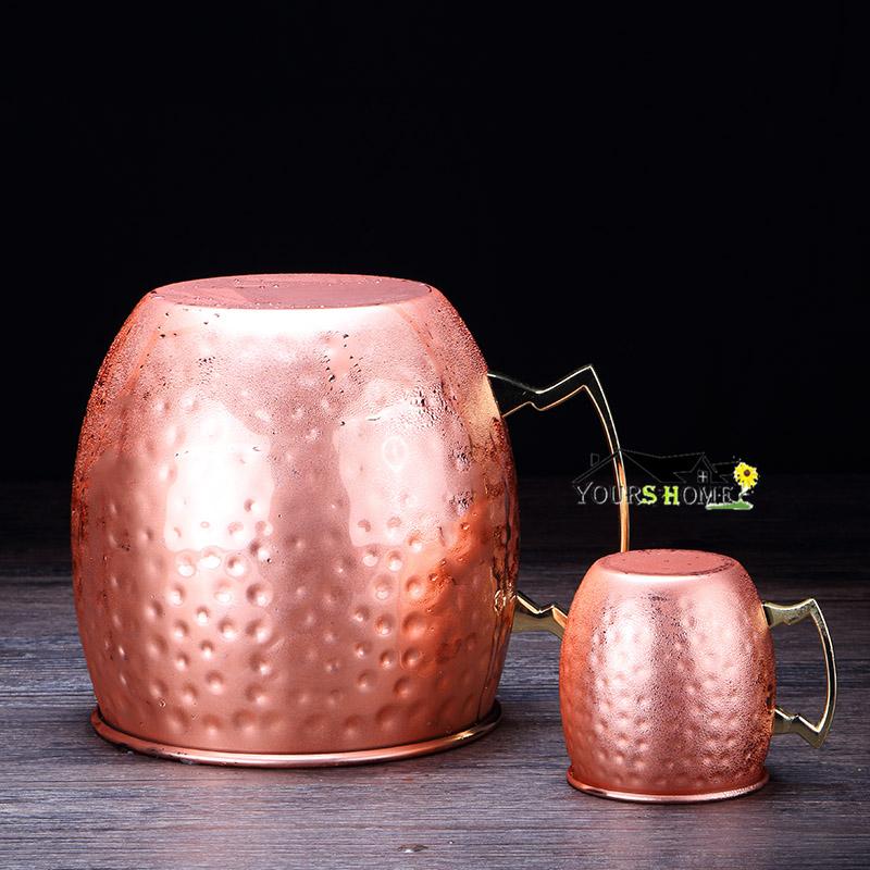 Obří 5L Kladívkovaný Moscow Mule Hrnec Mega Hrnec Moscow Mule Kbelík na led Hrnec Barové Nářadí Barové Potřeby