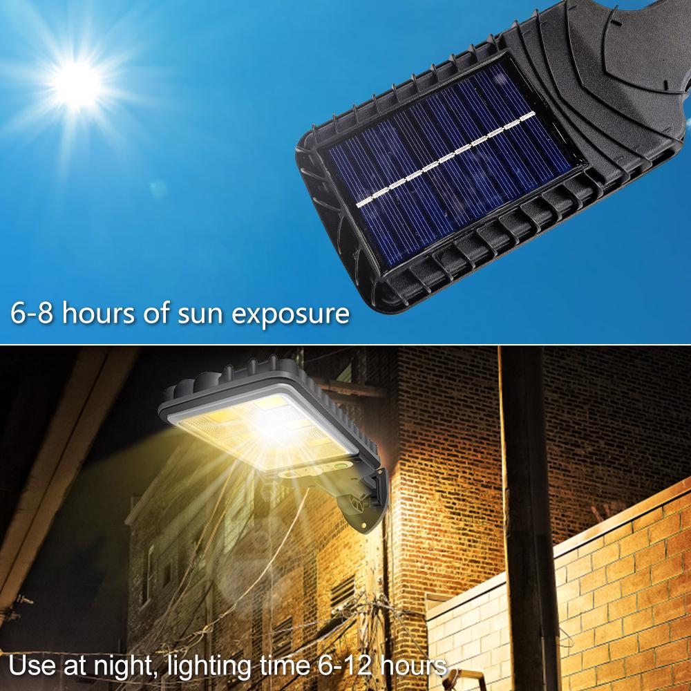 72COB LED Solar Lights Wall Lamp Sensor Outdoor Waterproof Security Street Lamps For Garden Terrace Garage Door Street