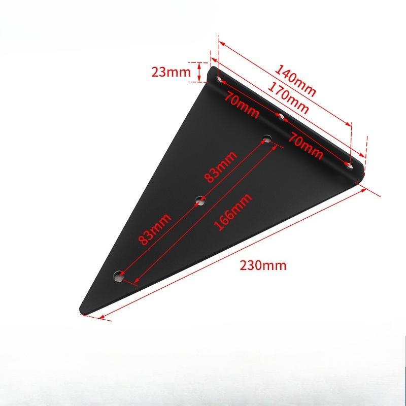 Right Triangle Corner Supports Invisible Furniture Fasteners for Beds/Cabinets/Shelves, Hidden Wall Brackets Floating Shelves