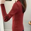 Sweater for Women Autumn Winter Thickened  Warm Knitted Stretchy Long Sleeve Oversize Tops
