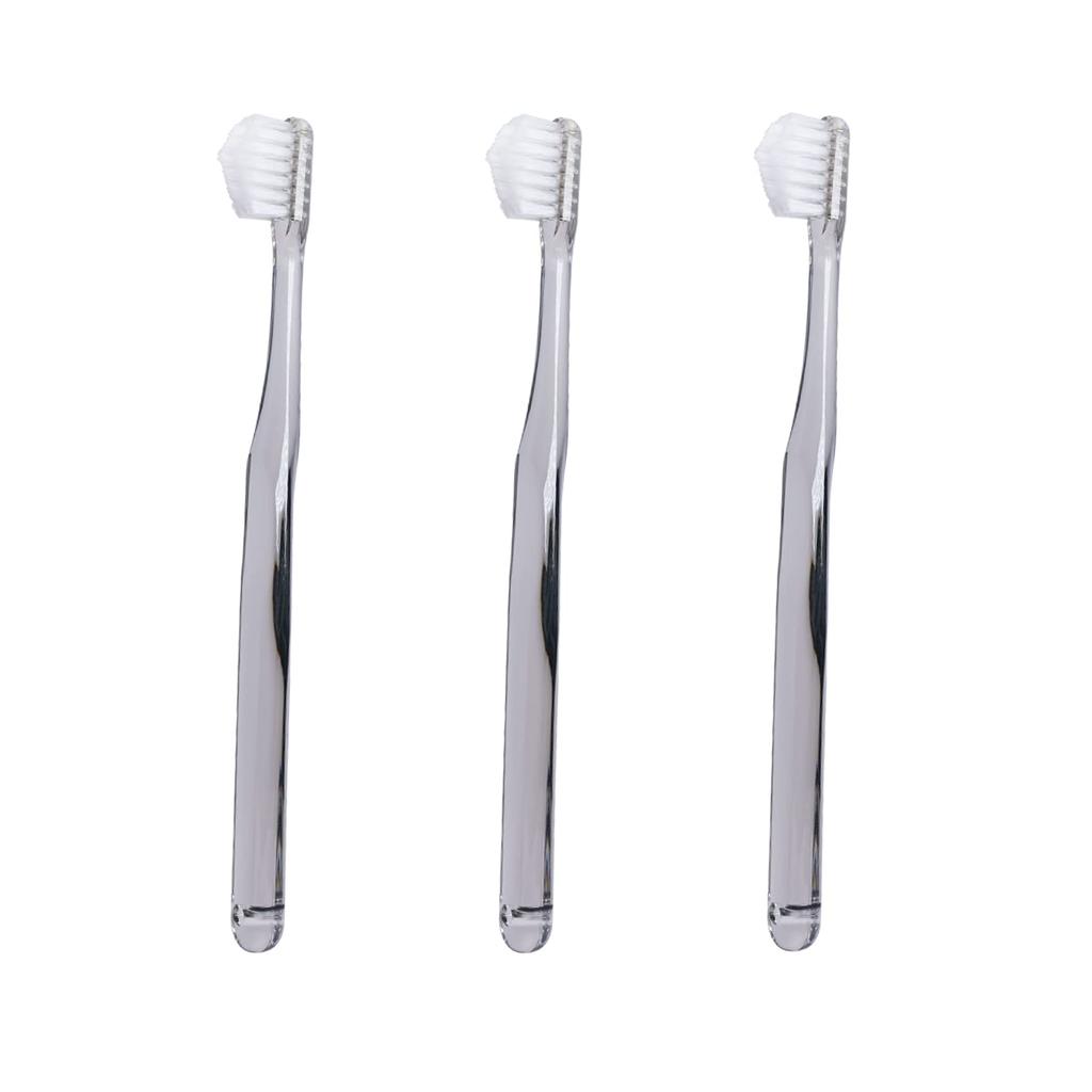 Miracle Toothbrush for Removes Dirt with Just a Clear Set of 3 Children Swipe, Black, [Authentic] [Official]