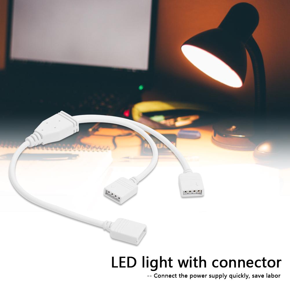 RGB Splitter Extension Cable Cord Household Electricity 4 Pin Female Connector Accessories for 3528 5050 LED Strip