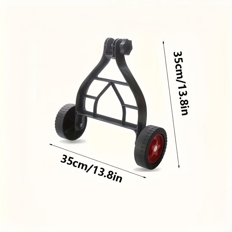 Universal-Rasenmäherrad, verstellbares Stützrad für Rasentrimmer zur Verbesserung der Arbeitseffizienz und Rasenmäherwartung