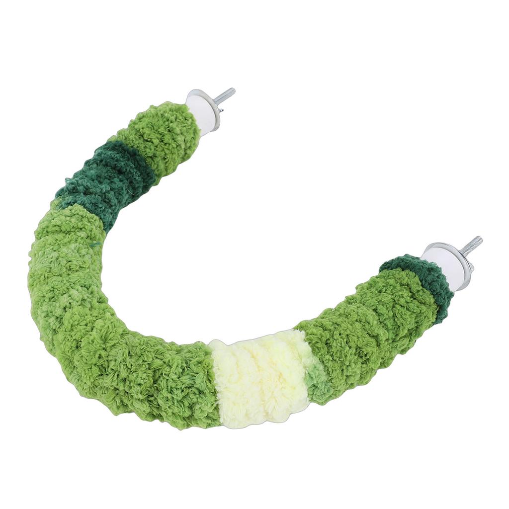 Parrot U Shaped Stand Stable Fleece Hand Knitting Warm Cockatiel Cage Stand Pole for Home