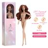 New 2Nd Gen  32Cm Supermodel Doll White Dark Skin Straight Hair Curly Hair 1/6 Diy Doll Toy Fashion Model Collectible Gift