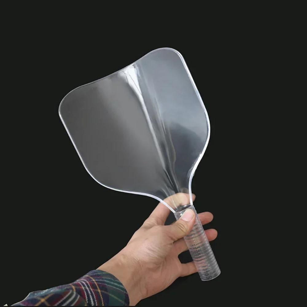 Handheld Hairdressing Shield Cover Reusable Hair Dyeing Protector Haircut Face Mask  Hairdresser