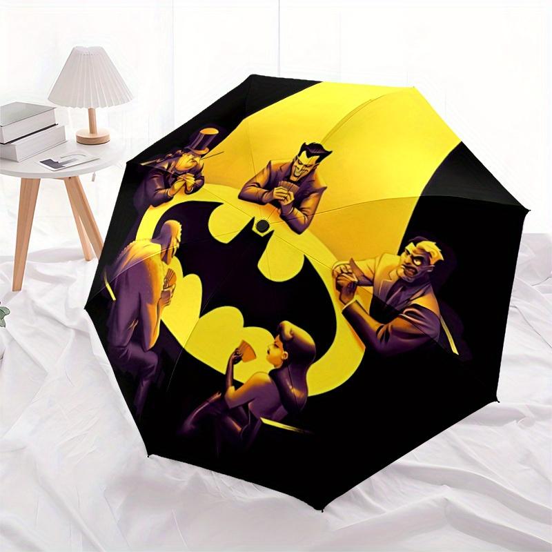 1pc Batman Poker Night Windproof Automatic Umbrella, Lightweight for Women/Men, Perfect Christmas Gift A0811235