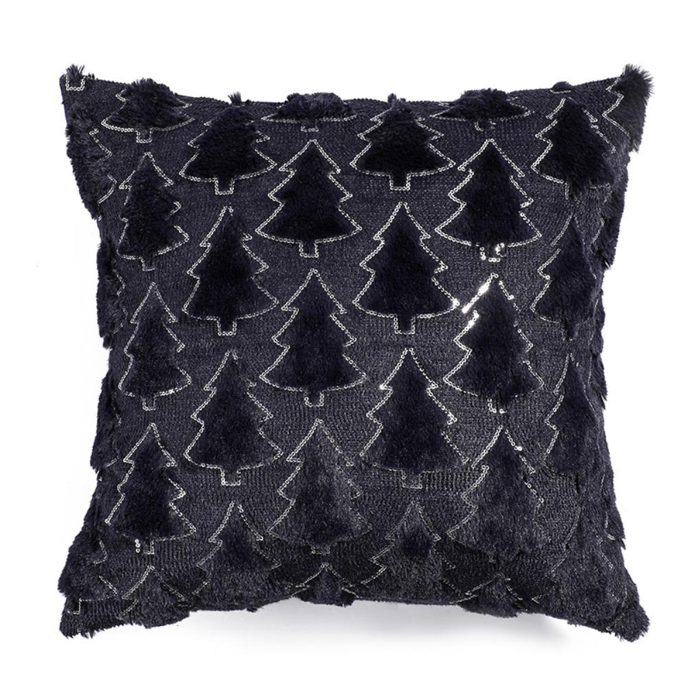 Green Throw Pillowcover INS Style Cushion Cover Christmas Plush Pillowcase Living Room/Office