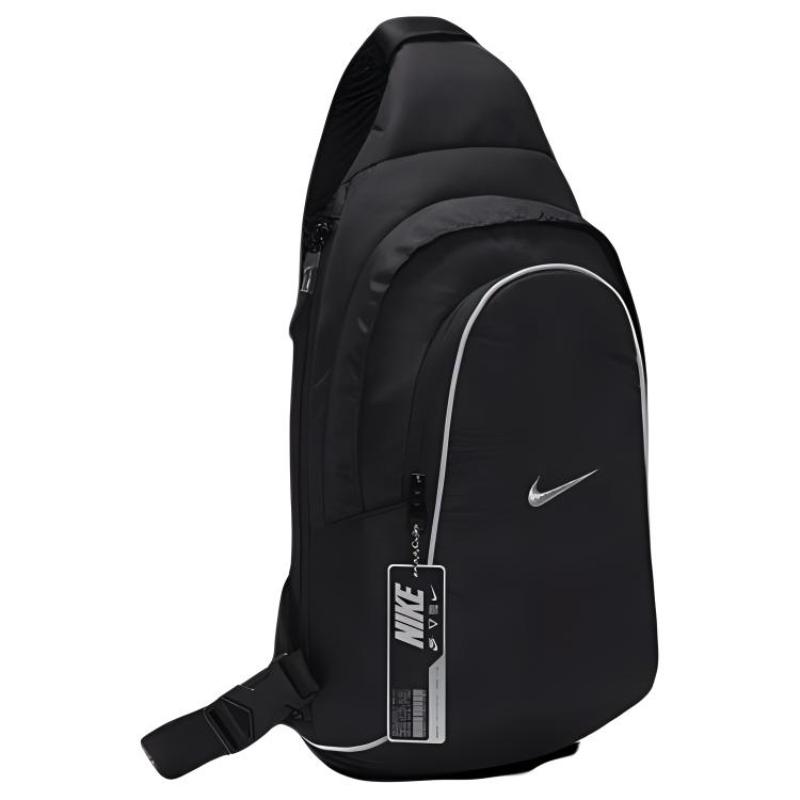 Nike Sportswear Essentials Series Nylon With Polyester Sling Bag Regular Unisex Black Casual FB2851-010