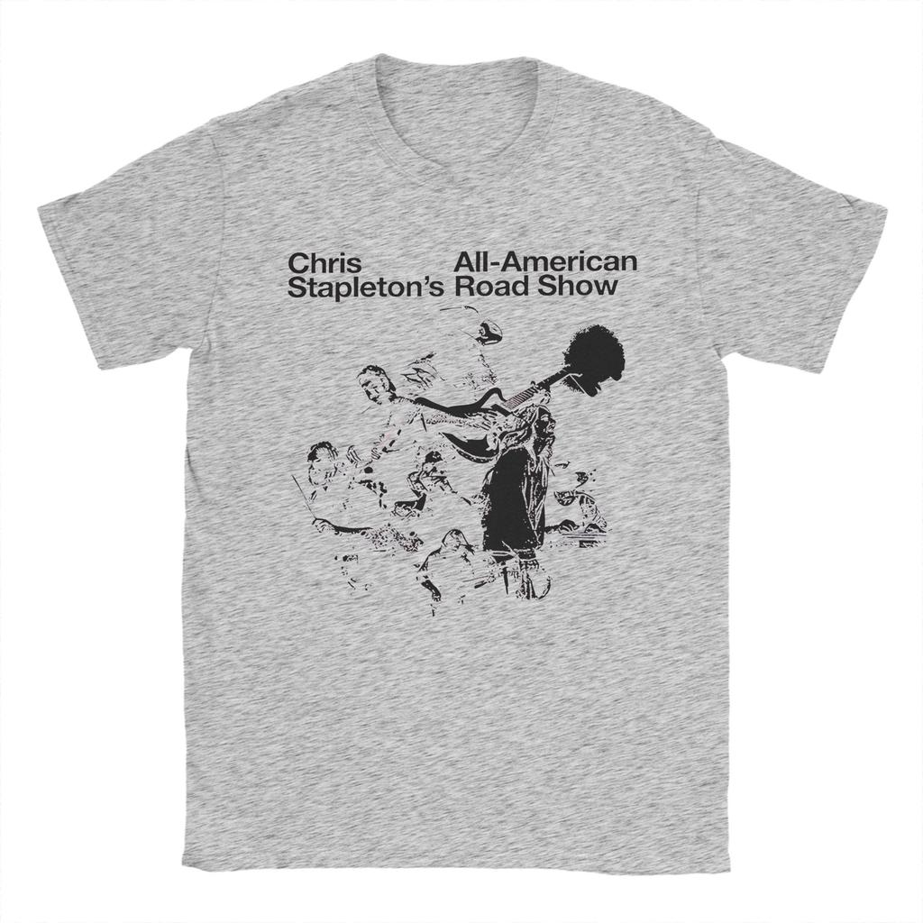 New Arrival Chris Stapletons AllAmerican Road Show Tour T Shirt For Unisex  100 Cotton Tshirts Short Sleeve Tops
