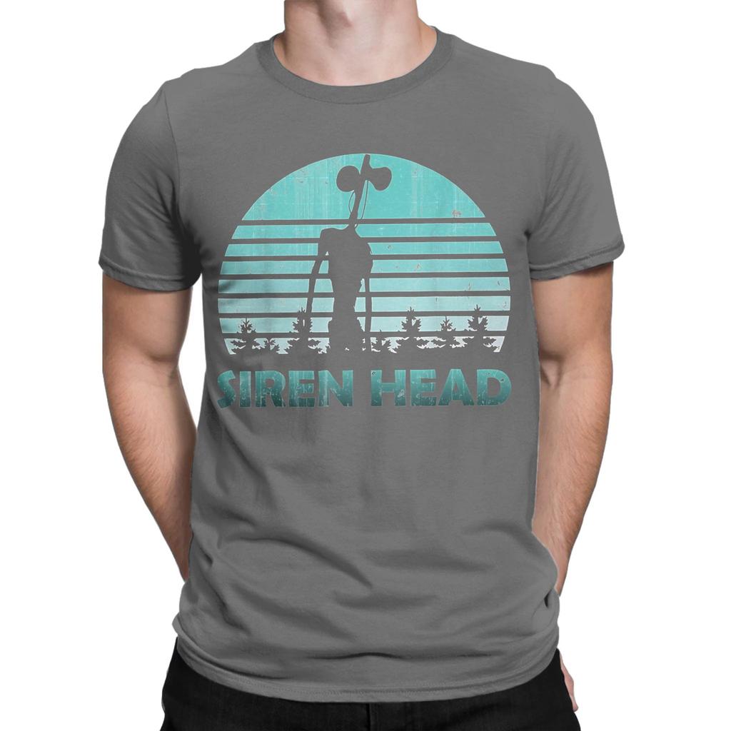 Scary Siren Head Horror Funny Dabbing Scarry Monster Novelty Graphic 100 Cotton Tshirt Siren Head Tees Tops For Unisex