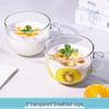 ZISIZ Brown Glass Breakfast Cup