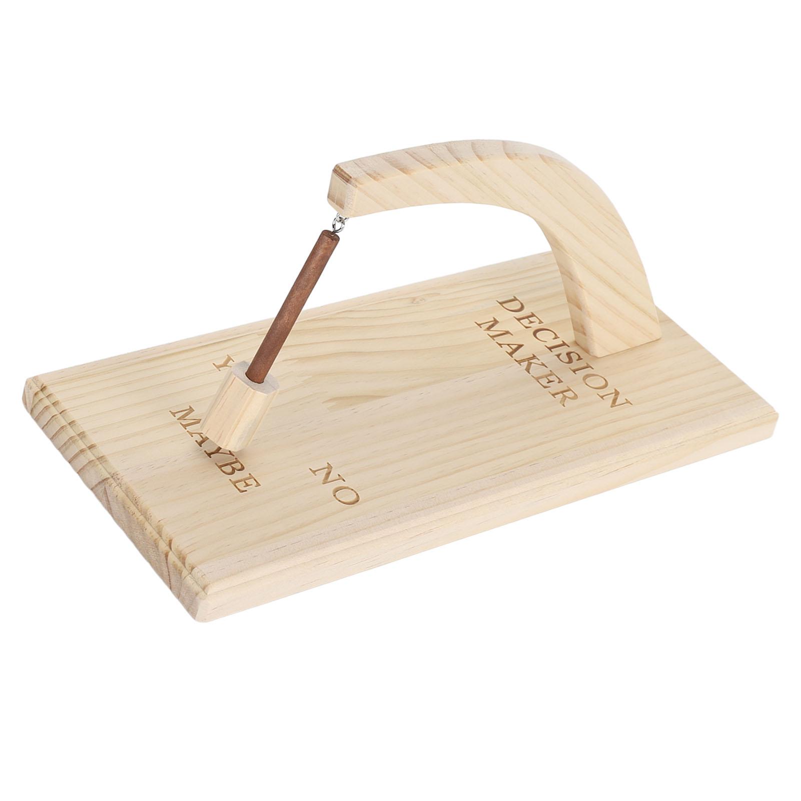 

Wooden Magnetic Decision Maker Innovative Oscillating Magnetic Selector Swing to Find Answer for