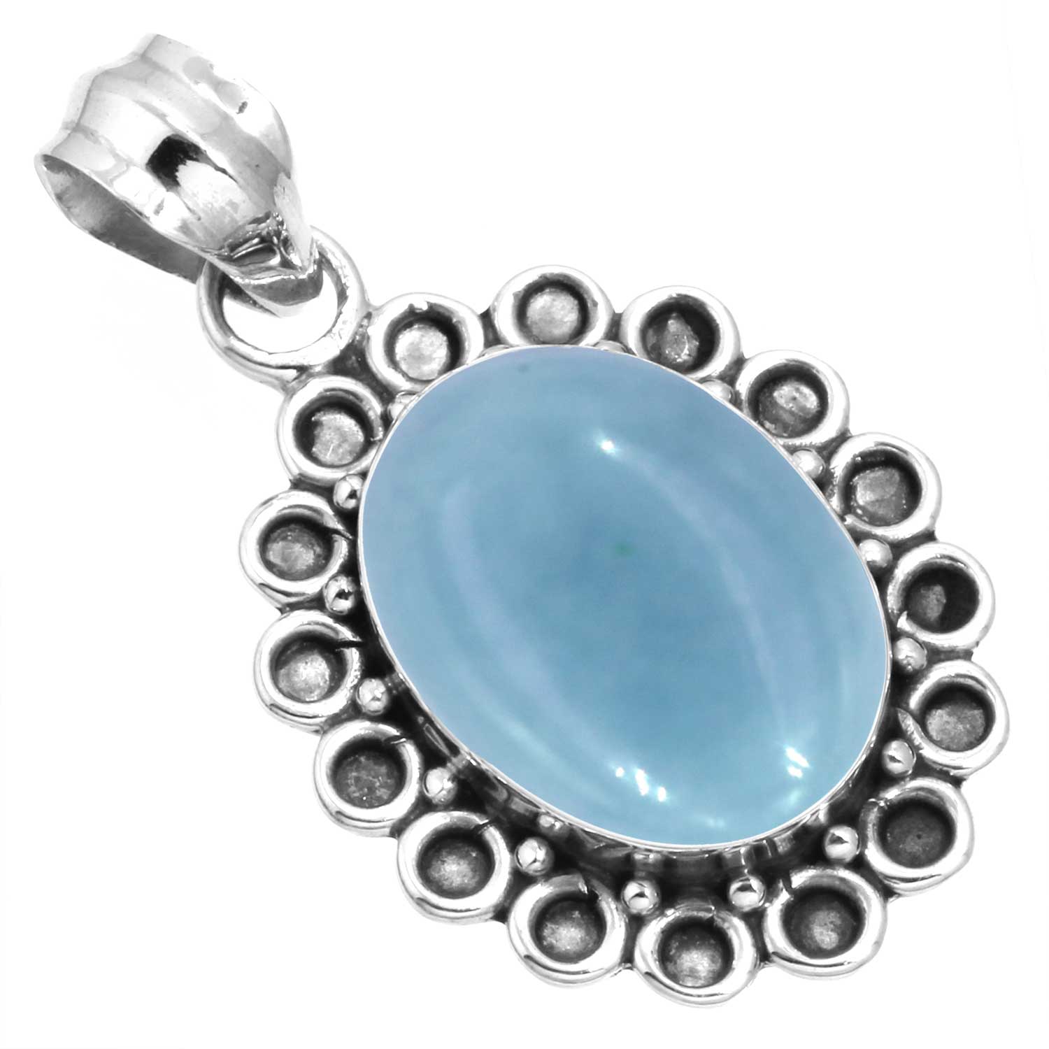 

Кулон из стерлингового серебра 925 пробы для женщин, с драгоценным камнем, ручной работы, подарок на День дружбы, амазонит, ангелит, голубой опал, ботсванский агат, мохавский азурит, хризоколла