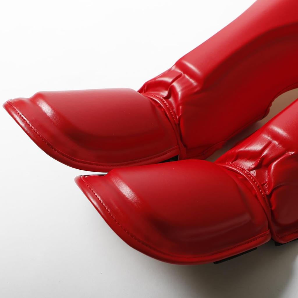 ISAMI Thai Samai Leg Guards Large Red BX-41