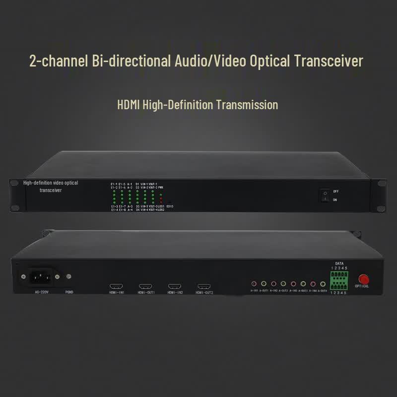 HDMI Digital Bidirectional Fiber Optic Transceiver