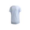 Adidas Training Round Neck Short Sleeve T-Shirt Women Tops Bright-Blue FL8567