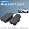 Stake Pocket Covers  Fit for 2015- Truck Bed Rail Hole Plugs Stake Poc