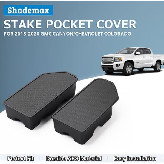 Stake Pocket Covers  Fit for 2015- Truck Bed Rail Hole Plugs Stake Poc