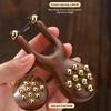Antistatic Brass Bead Comb Handheld Handheld Comb New Wooden Nose Scraping therapy  Acupoint Therap