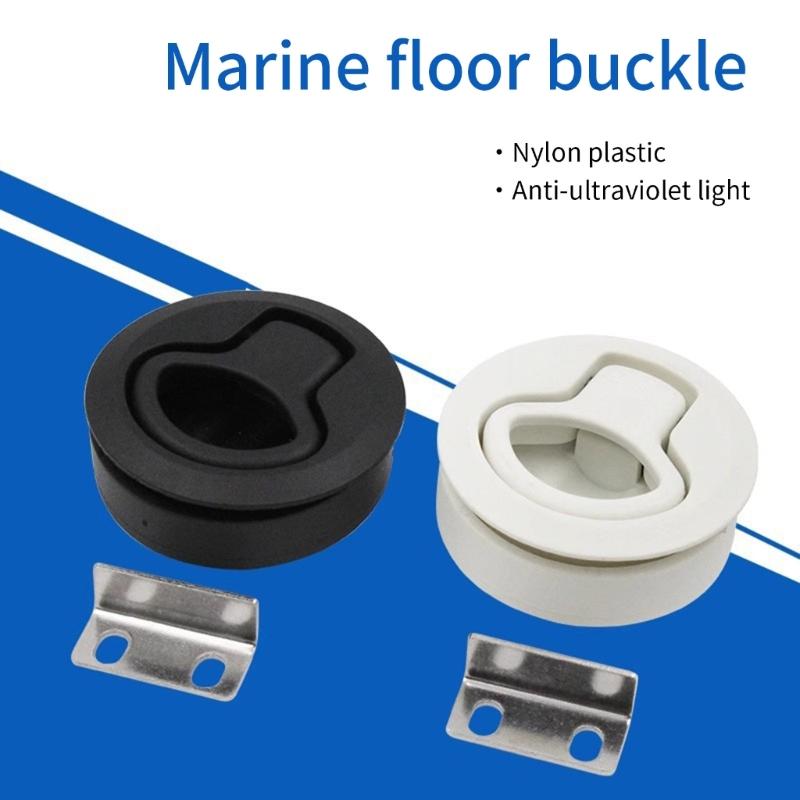 Professional Boat Floor Flush Handle ABS Marine Grade Corrosion Resistant Tool Free Installation for Camping Yacht