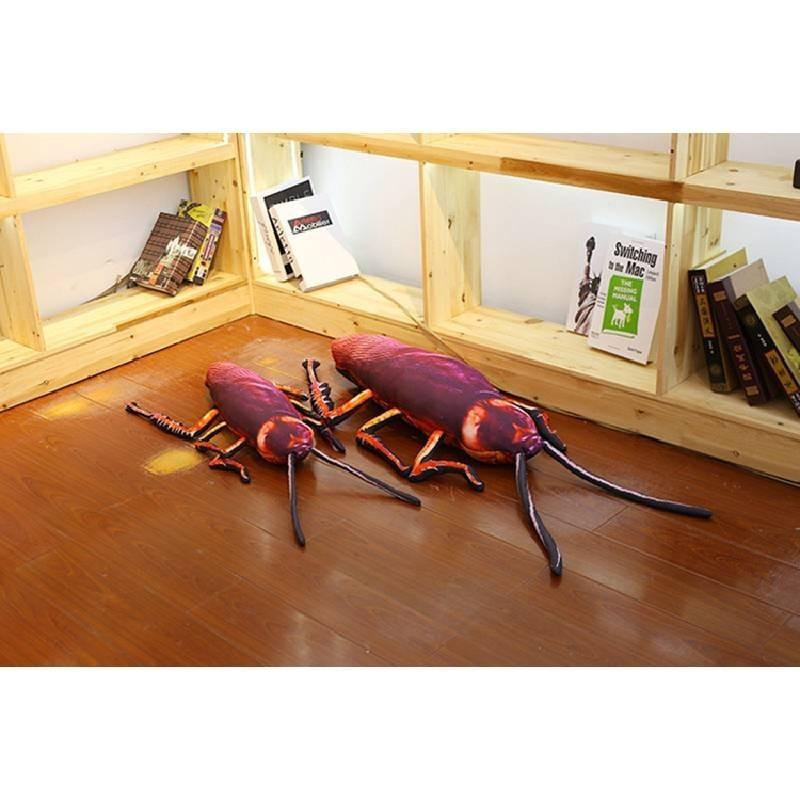 Simulierte Kakerlake Kissen Puppe Streiche Geschenk Stofftier Kinder Dekorieren