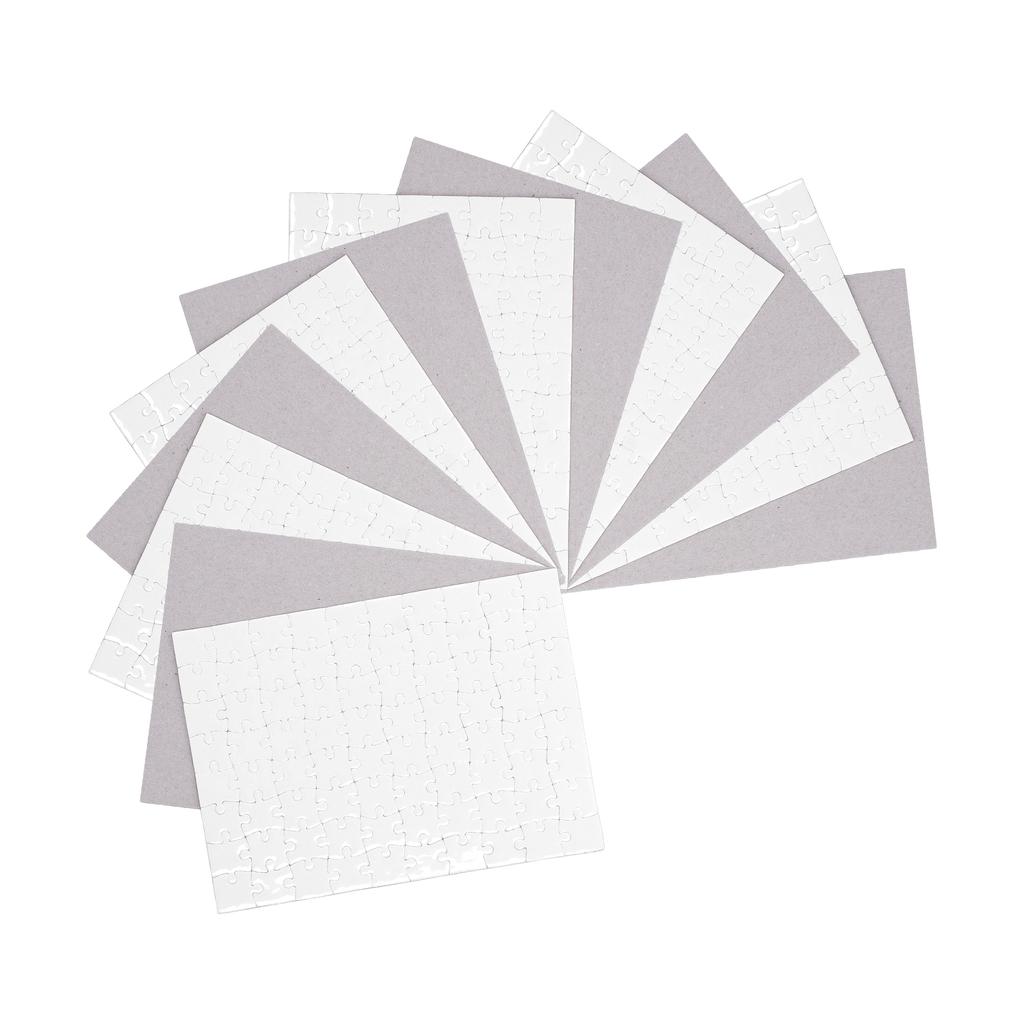 6 Set Sublimation Blanks Puzzles DIY Thermal Transfer Heat Press Printing Crafts 7.8x5.7in