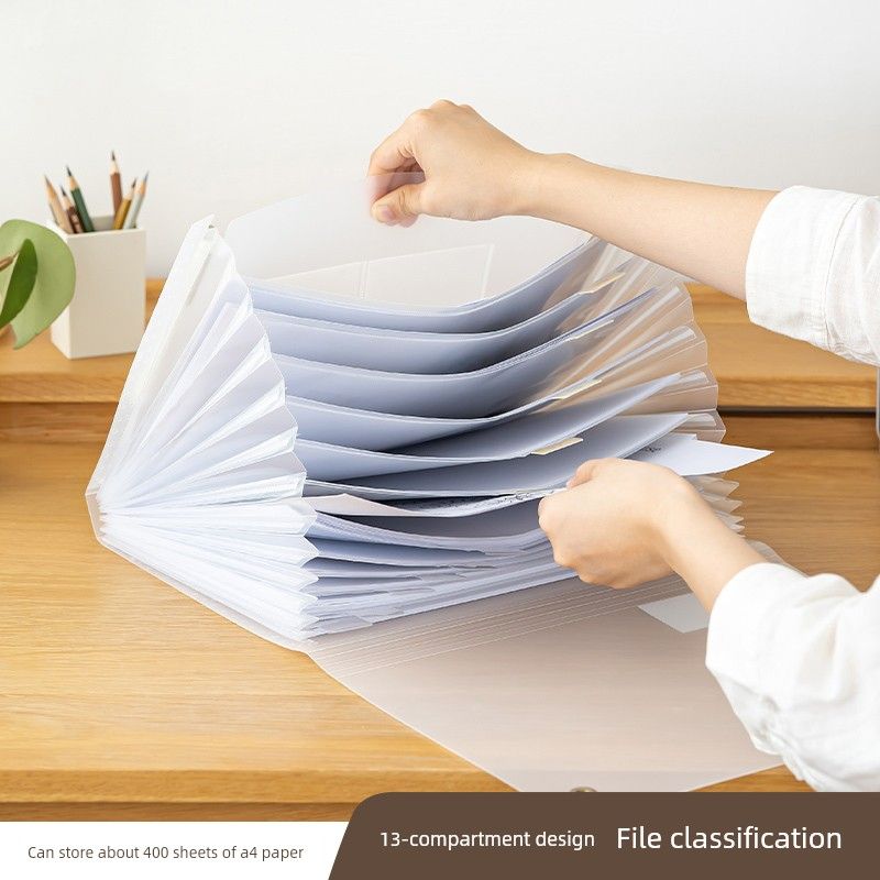 Large Capacity File Holder Folder