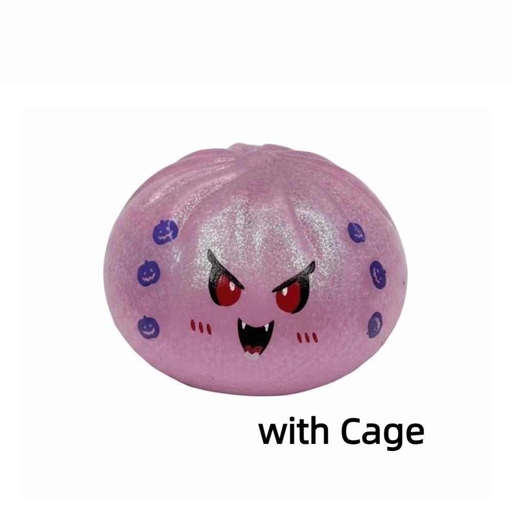 Lightweight Pumpkin Bun Squishy Baozi Spooky Soft TPR Toy Dumpling Squeeze Toy Adults