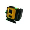 Green Light Laser Level with 12/16 Lines, Rubber-Coated & Drop-Resistant for Decoration and Processing