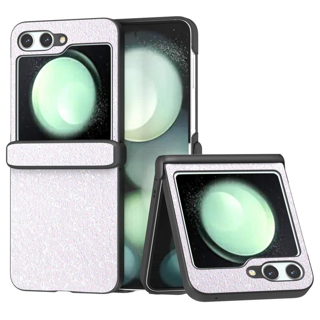 For Samsung Galaxy Z Flip7 FE 5G/Z Flip6 5G Easy Folding Wholesale Phone Case PC+PU Leather Phone Shell