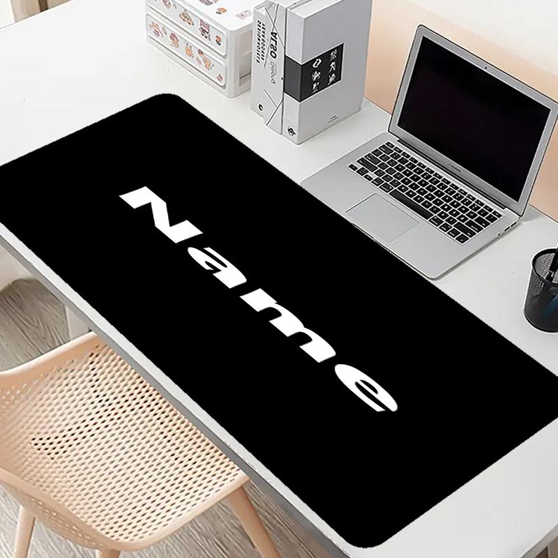 Custom Name Personalized Football team F.C Pattern Mousepad, Laptop PC Desk Mat, Decorative Desk Mat for Home Keyboard Pad Gift