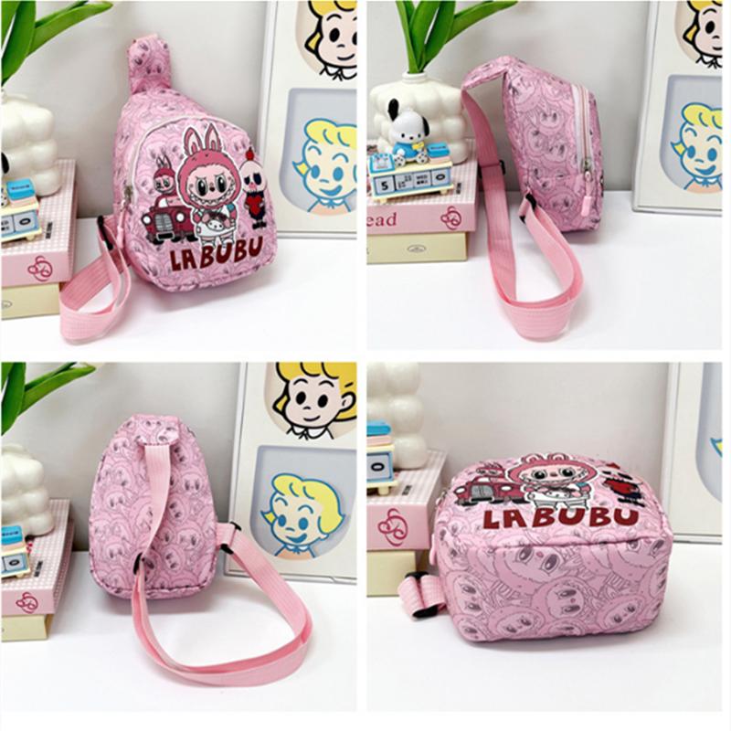 Whimsical Cartoon Kids' Shoulder Bag: Fashionable & Functional for School, Park & Trips