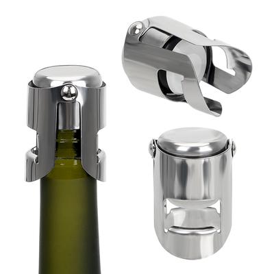Stainless Steel Champagne Sparkling Stopper Sealing Bottle Cap Bar Supplies Portable Creative 1PC Wine Beer Bottle Cork Plug
