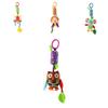 Skk New Animal Wind Chime Bed Hanging Pushchair Pendant With Bell Teether Plush Toy Manufacturer Supply