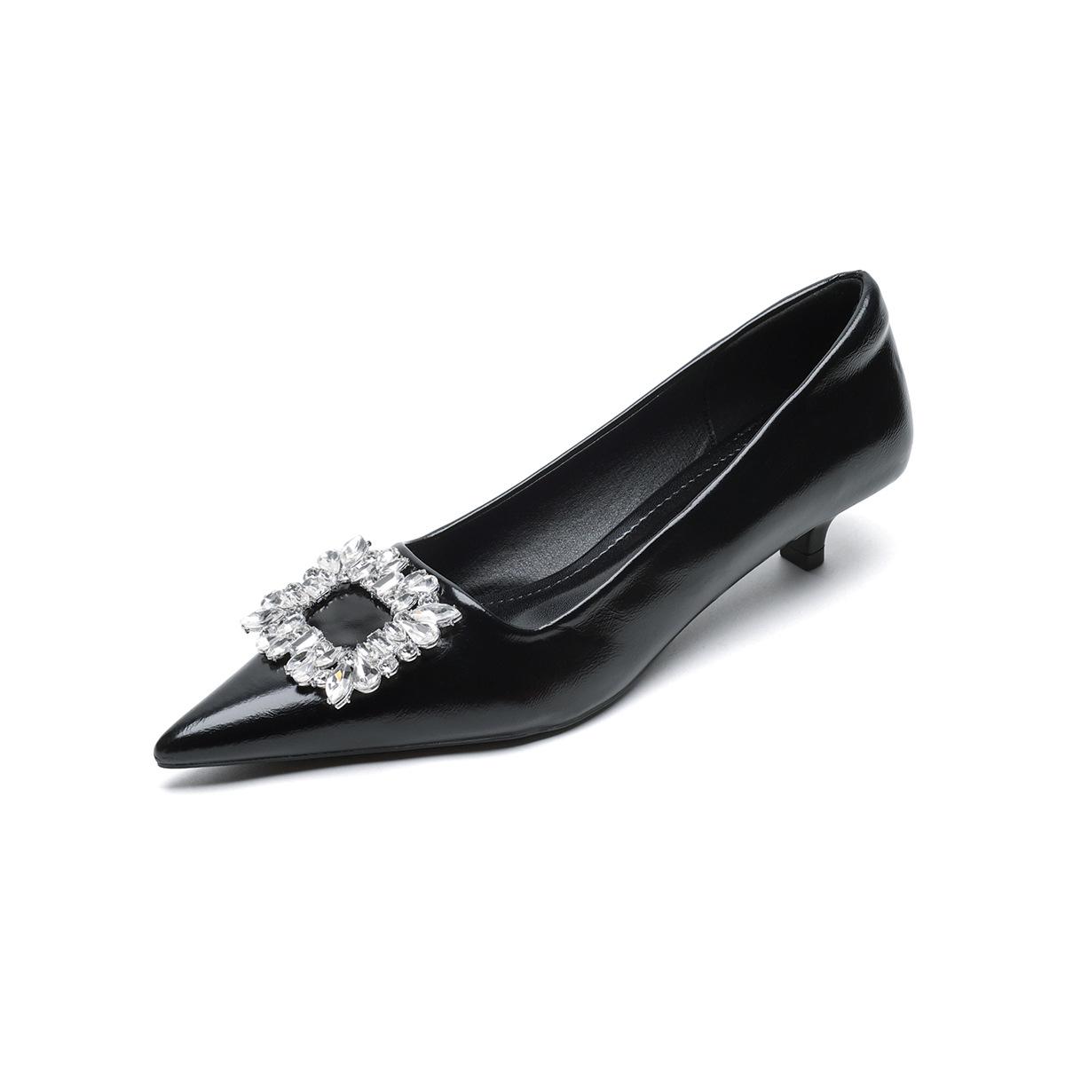 

Туфли-лодочки на шпильке с мягкой подошвой не утомляют ноги, женские туфли на высоком каблуке, женская юбка, туфли-лодочки с острым носком 42 чёрный