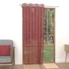 Eyelet Voile 135x250 Cm ALIX Red, by Soleil D'ocre