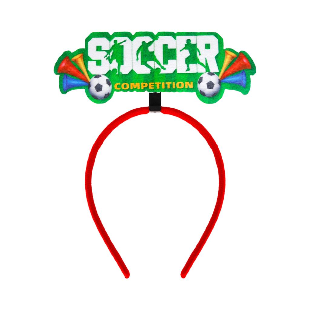 Dekoracja na urodziny w stylu piłkarskim Nakrycie głowy do kibicowania Rekwizyty na imprezę do oglądania meczów