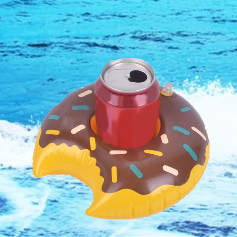 Flamingo Swimming Pool Drink Cup Stand Holder Float Toy Coasters Inflatable Drink Holder For Beverage Bottle Pool Party Kids Toy