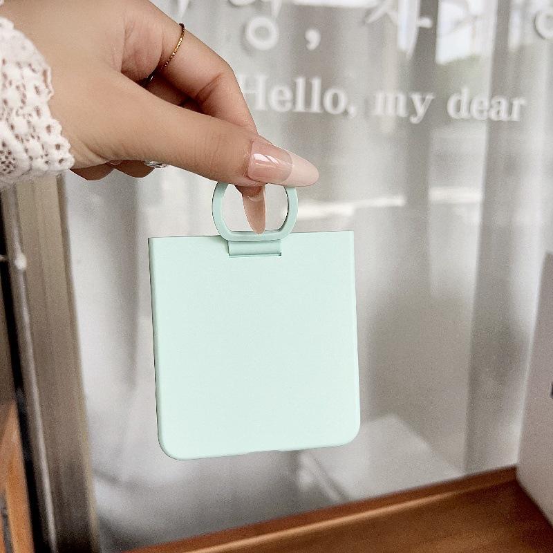 Fashion Macaron Solid Color Anti-Drop Ring Case for Samsung Z Flip7