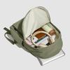 Solid Color Men's And Women's Backpack Student Large Capacity Schoolbag
