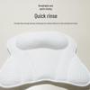 Machine Washable 4D Mesh Bathtub Pillow with Suction Cups