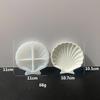 3D Shell Silicone Mold Diy Epoxy Resin Jewelry Dish Scallop Dish Storage Tray Drip Ocean Style Candlestick Plaster Mold