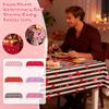 Valentine's Day Themed Disposable Heart-shaped Party Tablecloth.