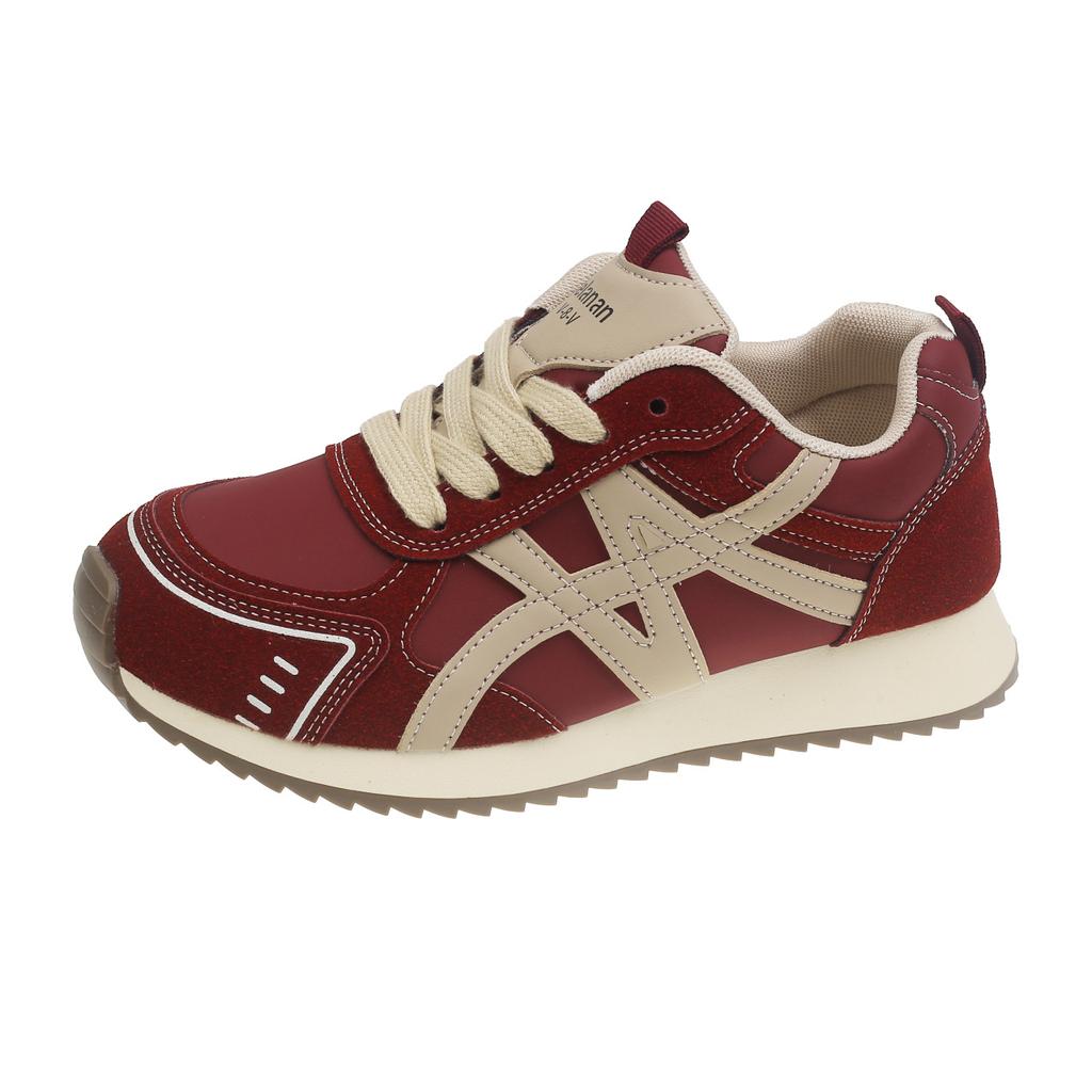 Popular German training shoes women's 2025 summer new super fire retro lightweight thick-soled Forrest Gump shoes mesh casual sports shoes