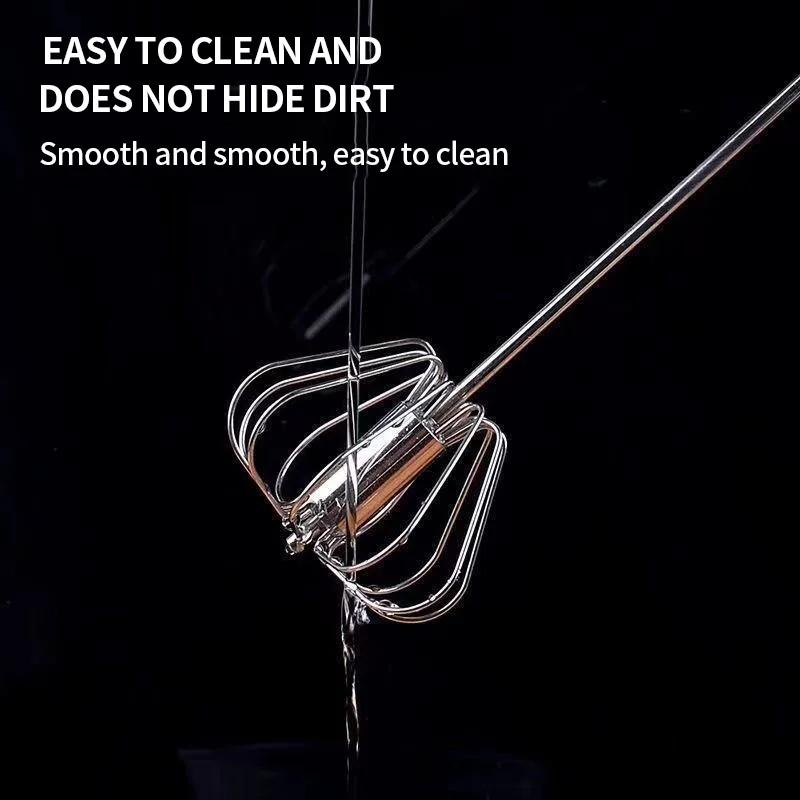 Manual Gear-Driven Egg Beater – Effort-Saving Cream & Egg Mixer for Baking, Stainless Steel Whisk Kitchen Tool