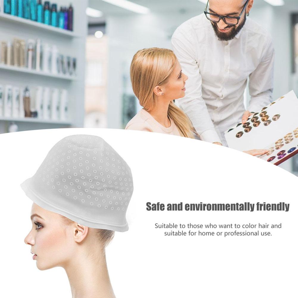Многоразовый гель для окрашивания волос, силиконовый колпачок для мелирования, аксессуар для укладки волос