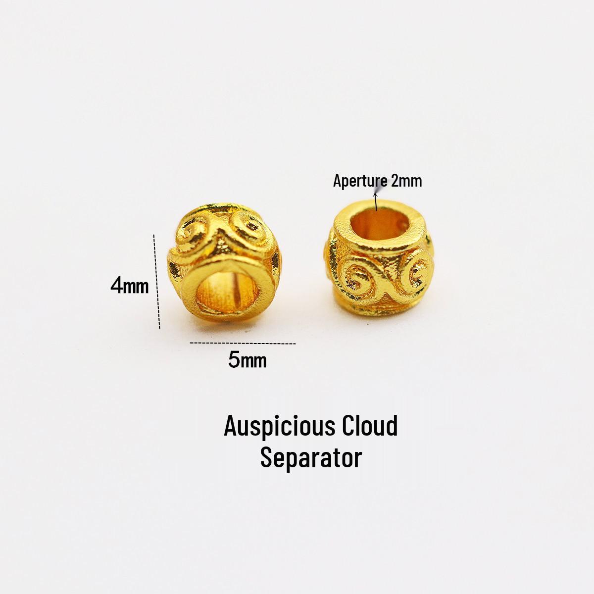 Долговечные песочно-золотые циркониевые бусины и разделители «Драконья чешуя» для изготовления украшений своими руками